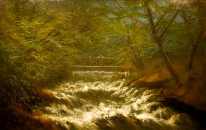 Zugo patak hiddalnİngilizce: Brawling_Brook_with_Bridgen by Laszlo Mednyanszky
